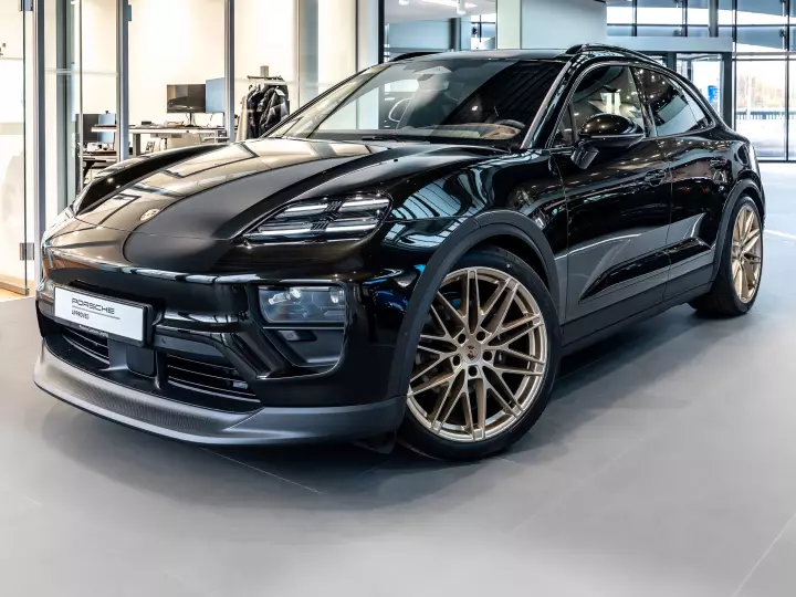 Porsche Macan Electric painted in Dark Olive Metallic