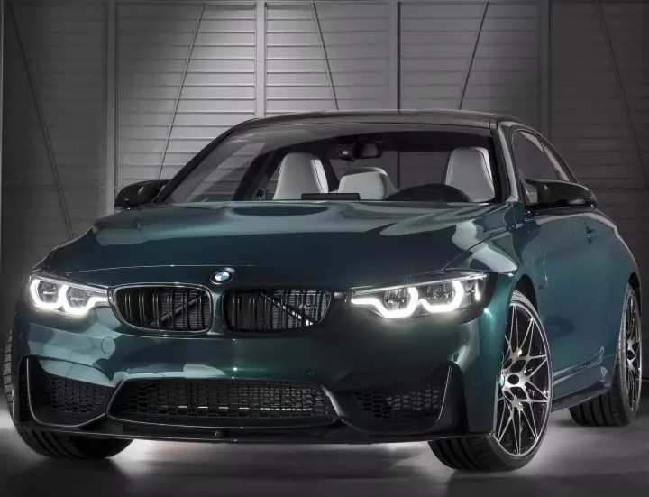 BMW M4 (F82) painted in Boston Green