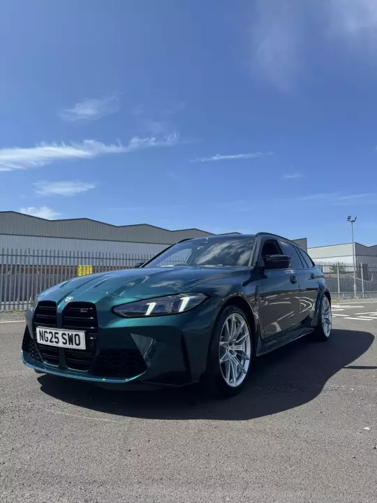 BMW M3 Touring (G81) painted in Boston Green