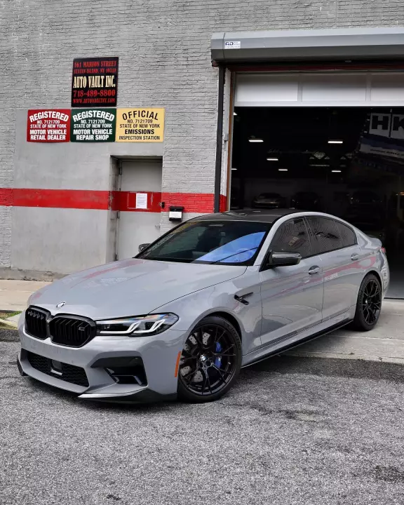 BMW M5 (F90) painted in Nardo Grey
