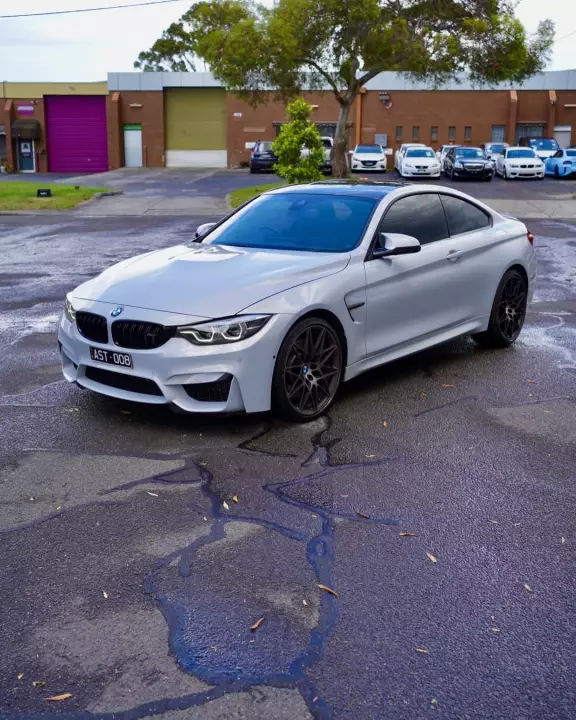 BMW M4 (F82) painted in Hockenheim Silver