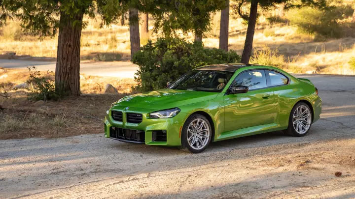 BMW M2 (G87) painted in Java Green II