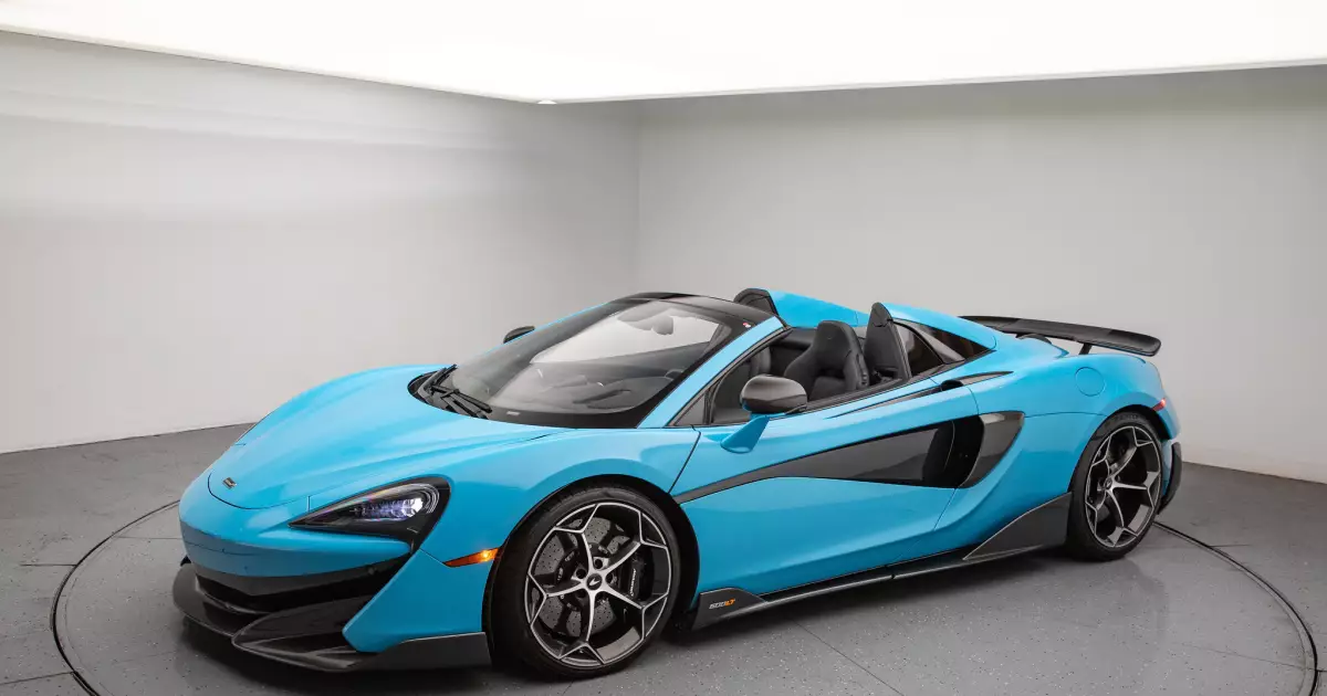Curacao Blue - McLaren 600LT Spider | carpaints.co