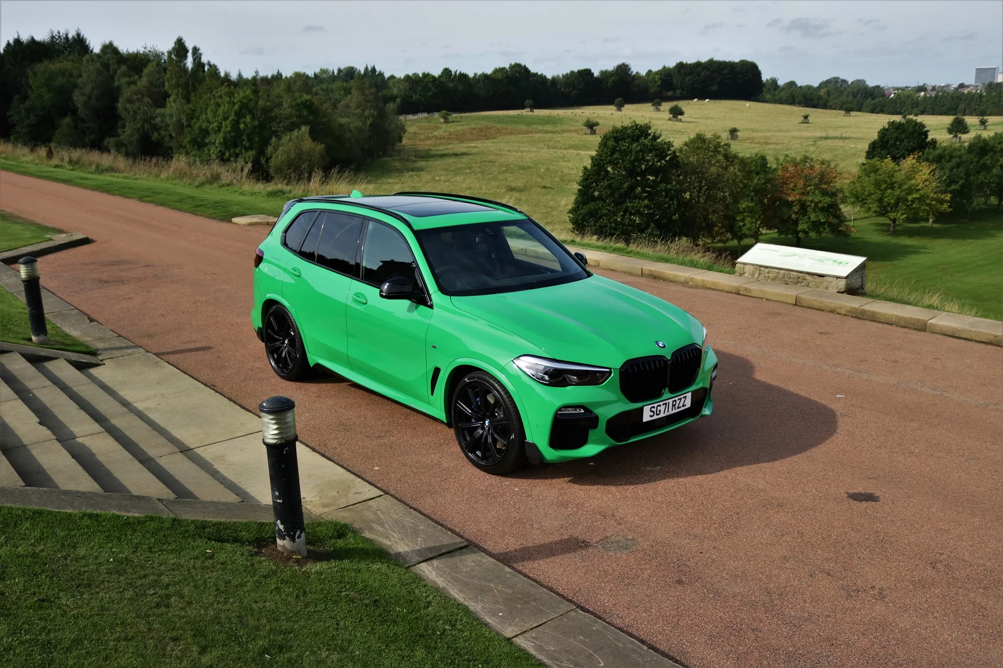 Signal Green BMW X5