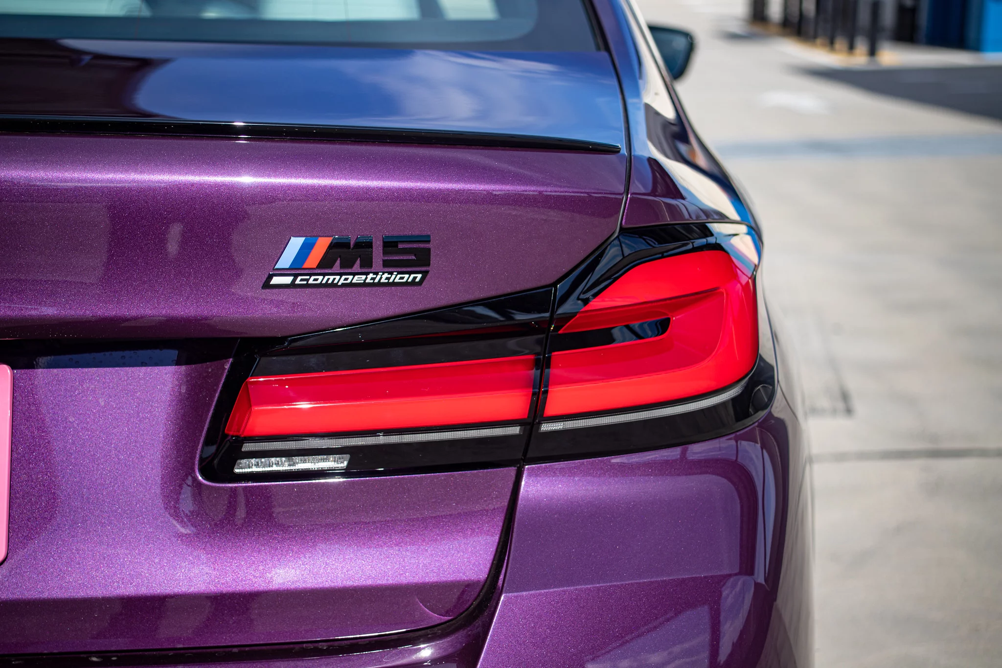 Purple Silk BMW M5