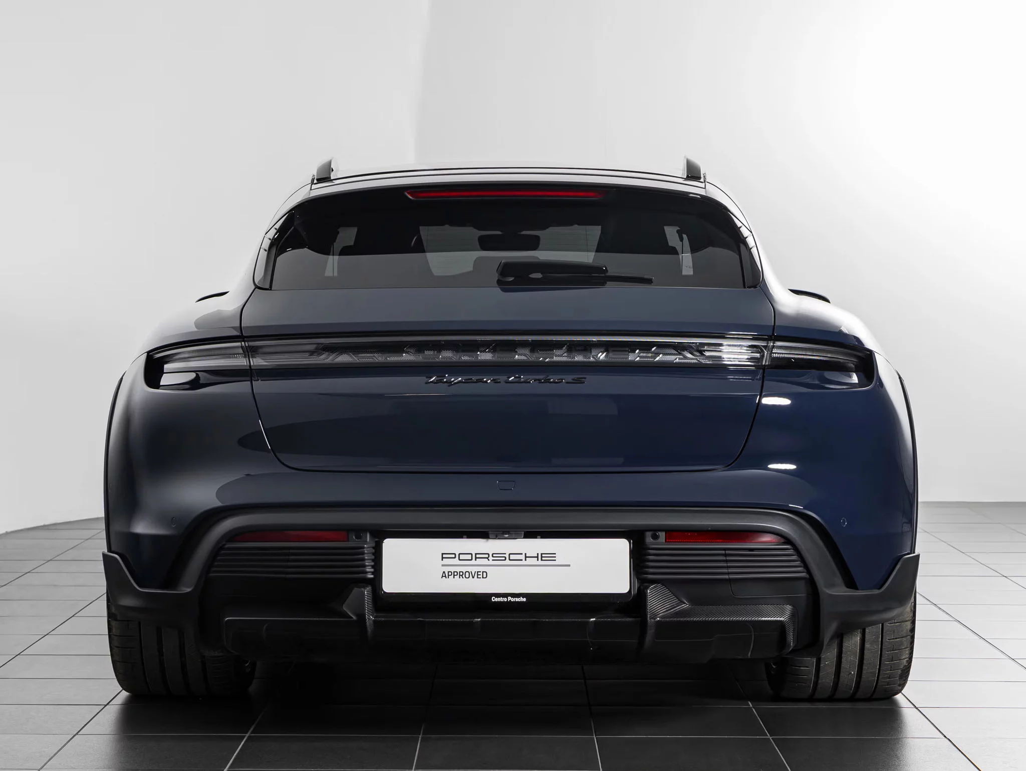 Dark Sea Blue Porsche Taycan