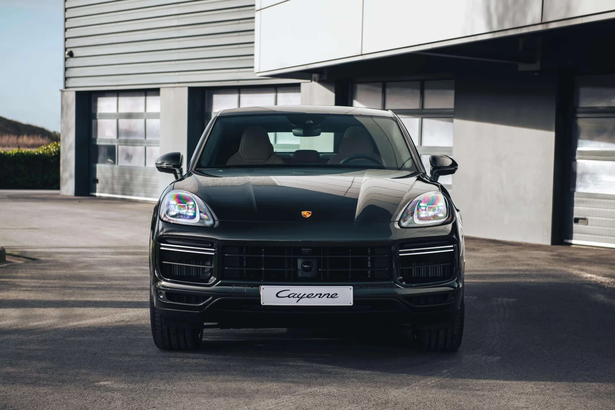 Dark Olive Metallic Porsche Cayenne