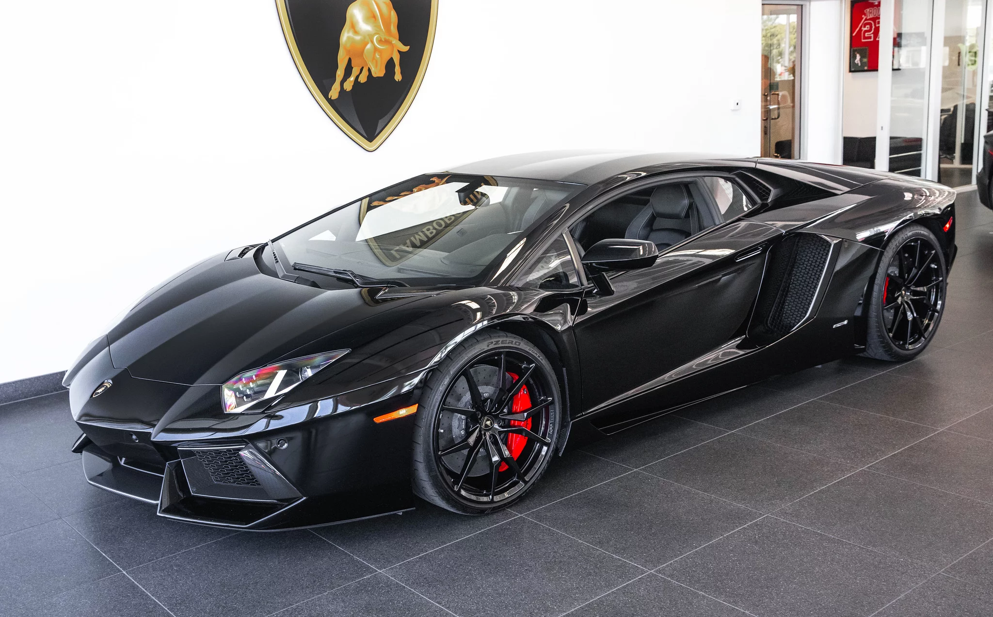 Nero Aldebaran Lamborghini Aventador