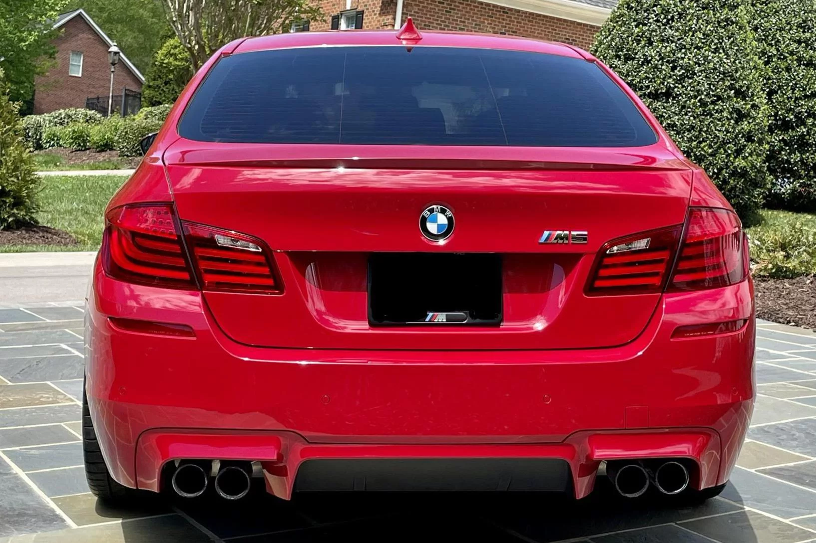 Crimson Red BMW M5
