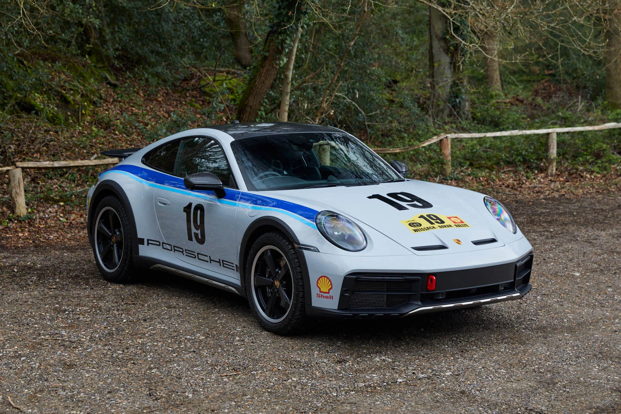 Ice Grey Metallic Porsche 911 Dakar