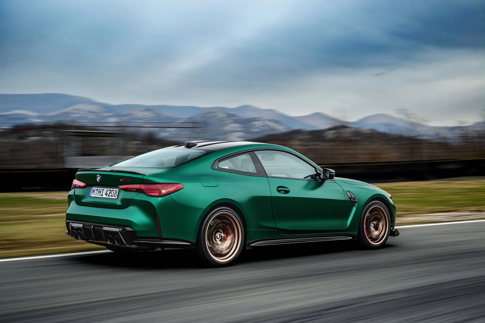 Frozen Isle of Man Green BMW M4