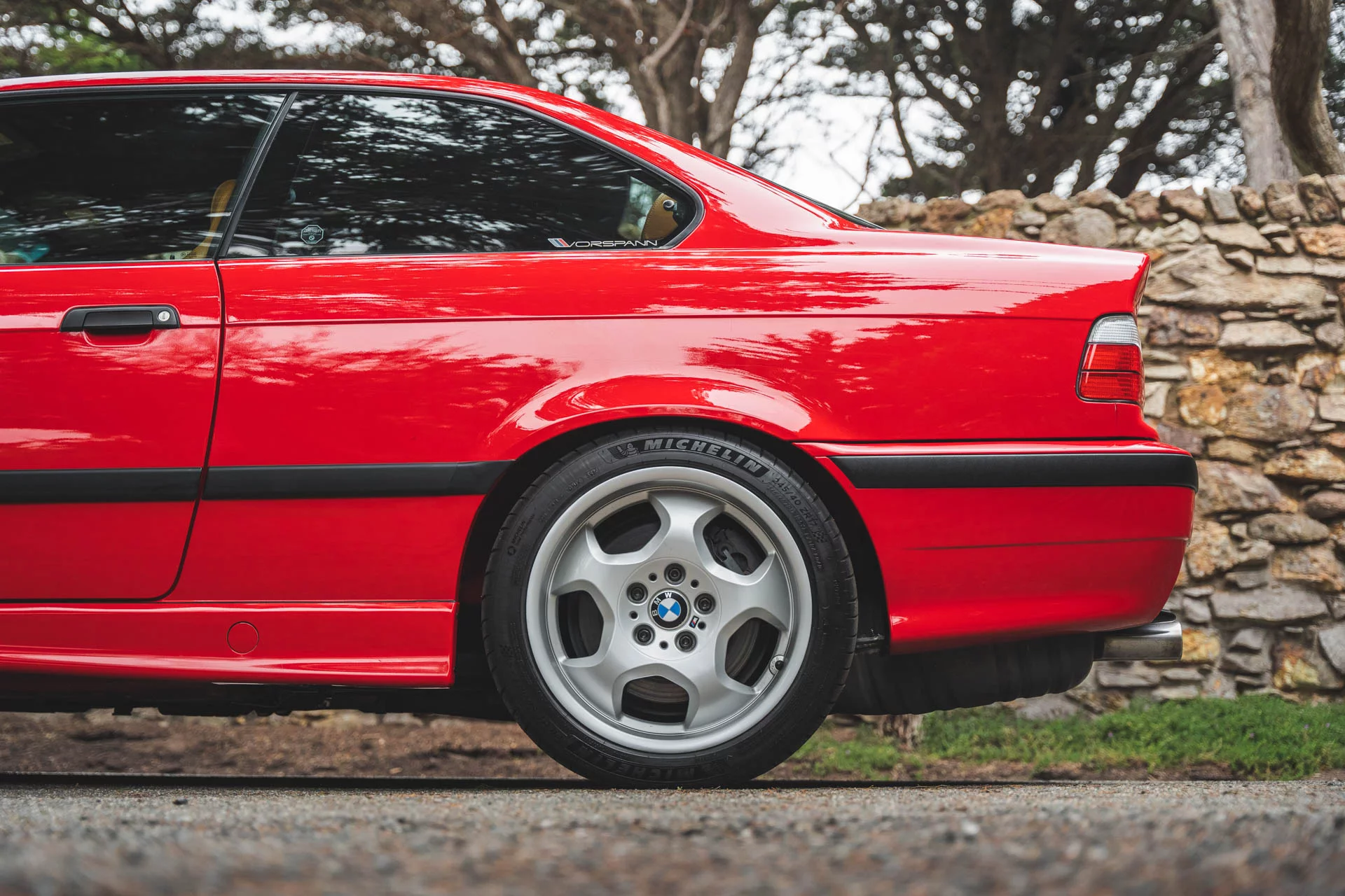 Bright Red BMW M3