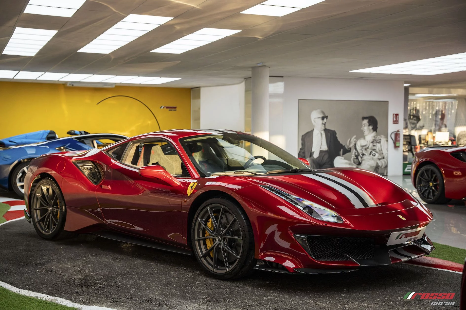 Rosso Coburn Ferrari 488