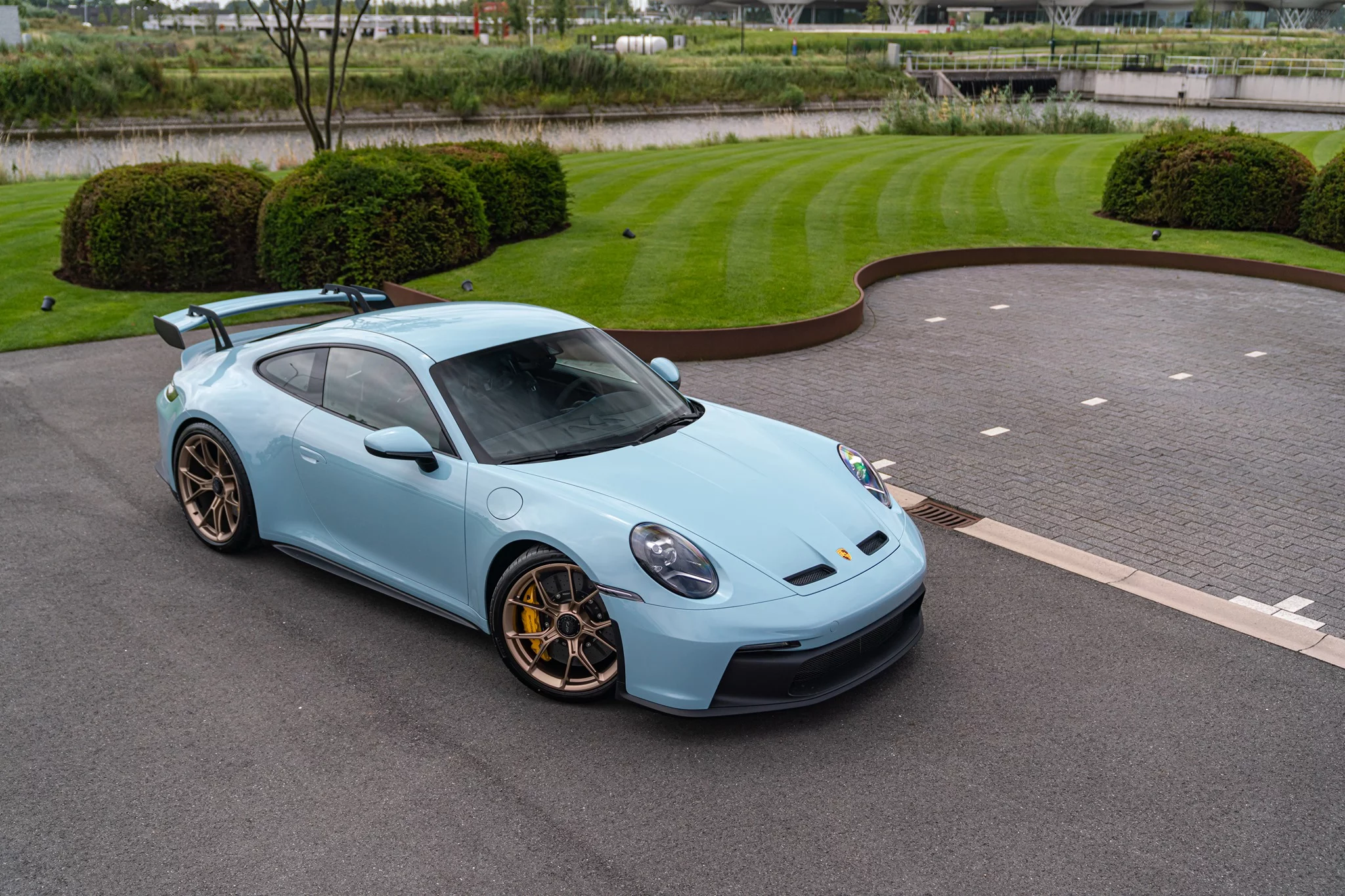 Meissen Blue Porsche 911 GT3