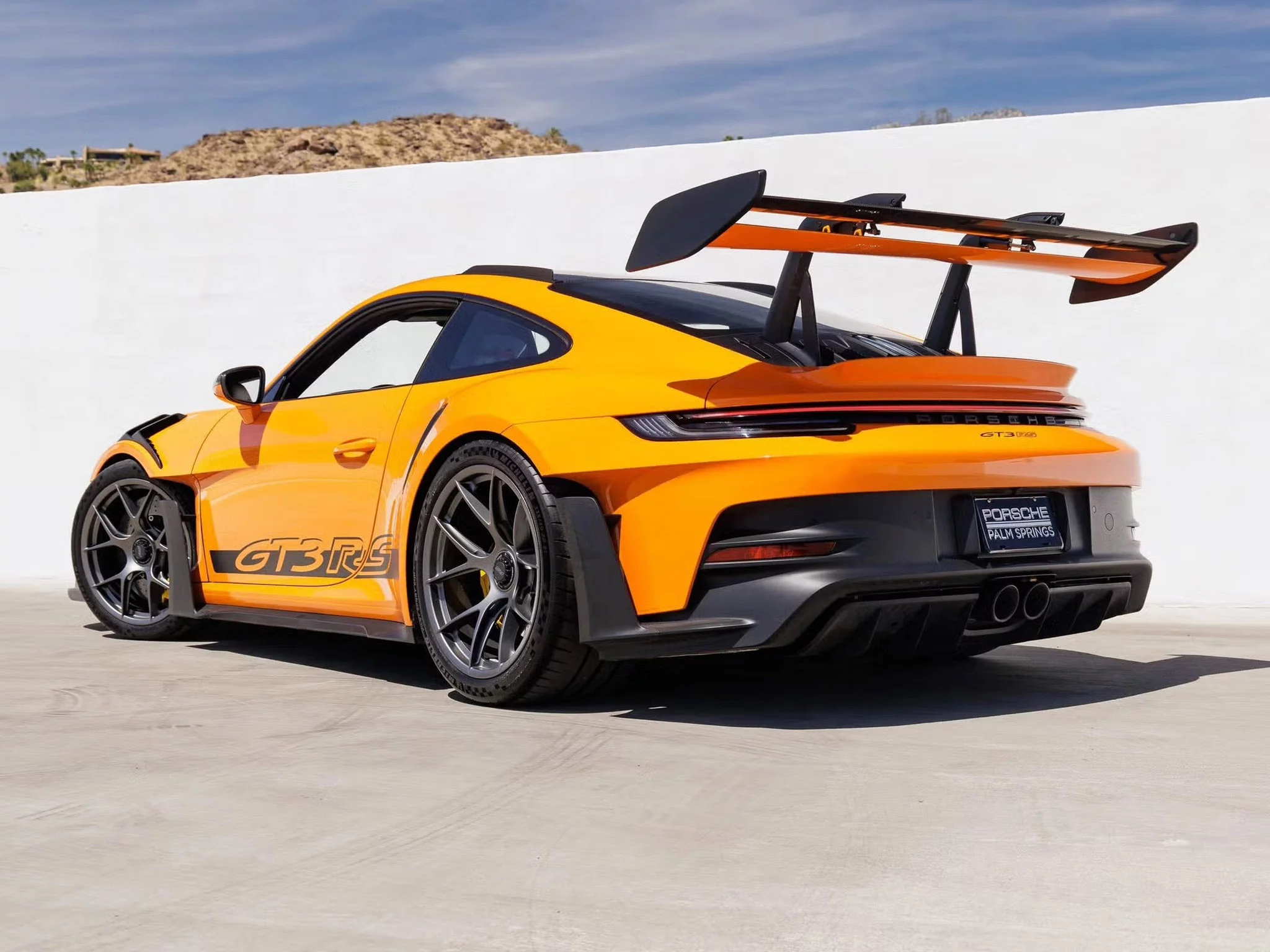 Pastel Orange Porsche 911 GT3 RS