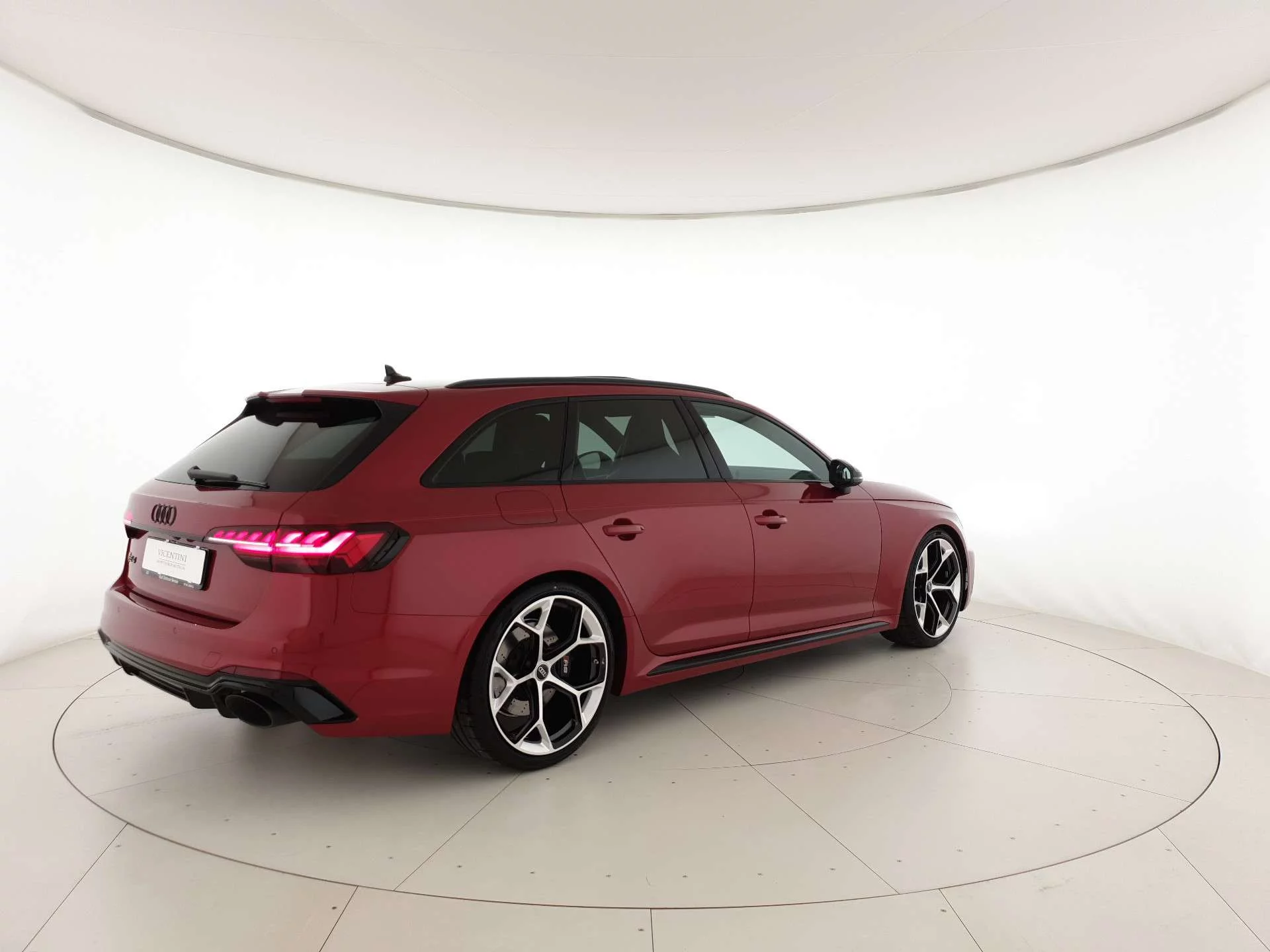 Garnet Red Audi RS4 Avant