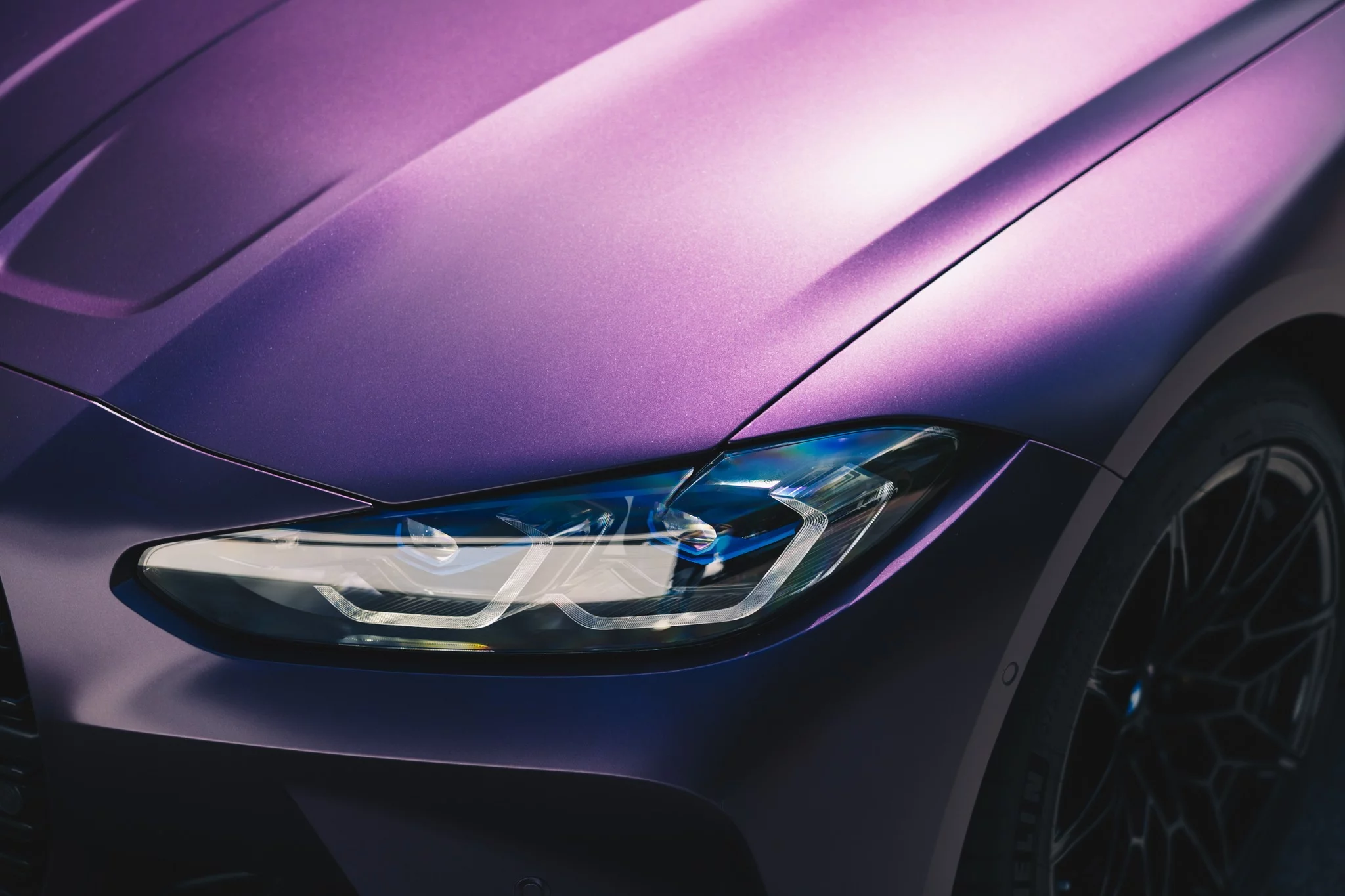 Frozen Purple BMW M3