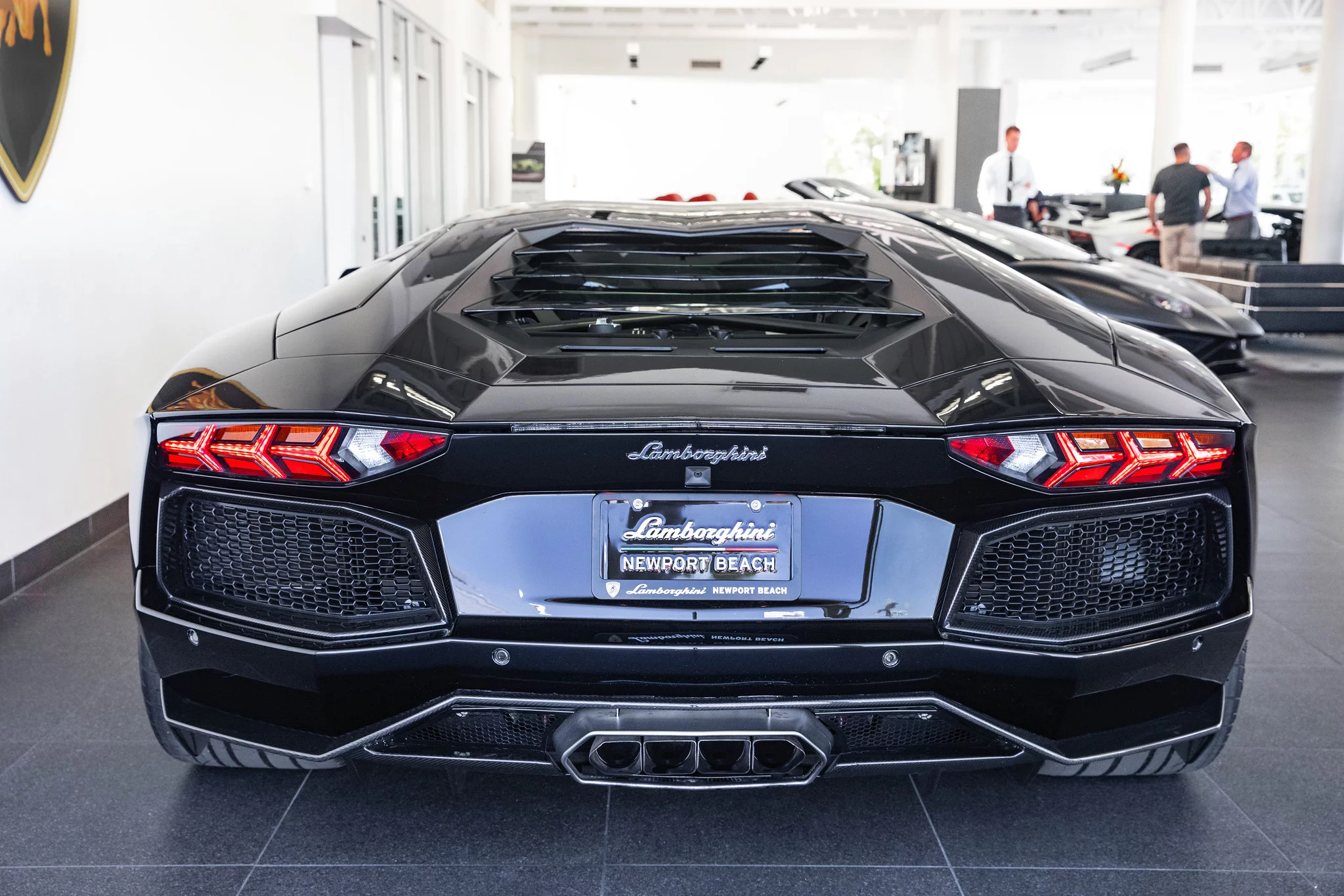 Nero Aldebaran Lamborghini Aventador