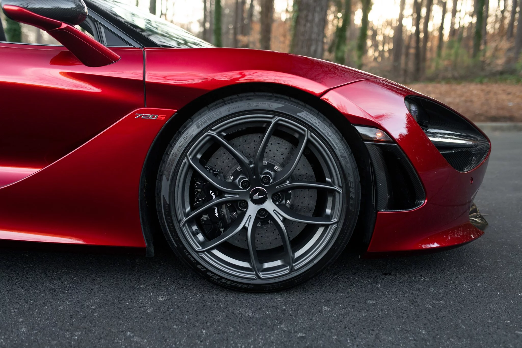 Volcano Red McLaren 720S