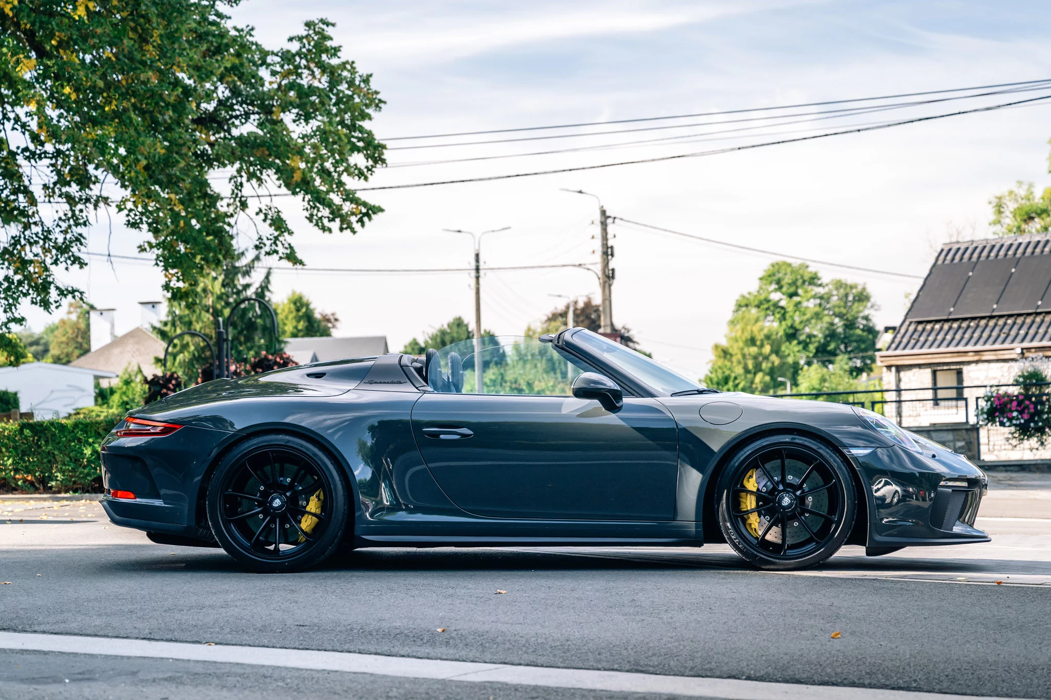Slate Grey Porsche 911 Speedster