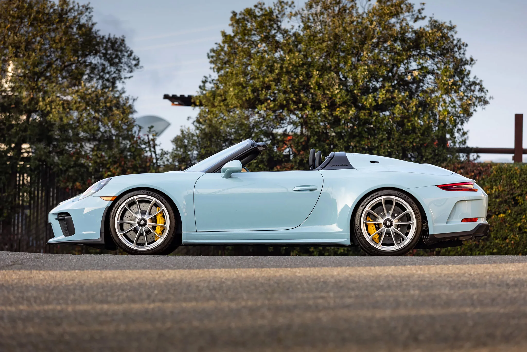 Meissen Blue Porsche 911 Speedster