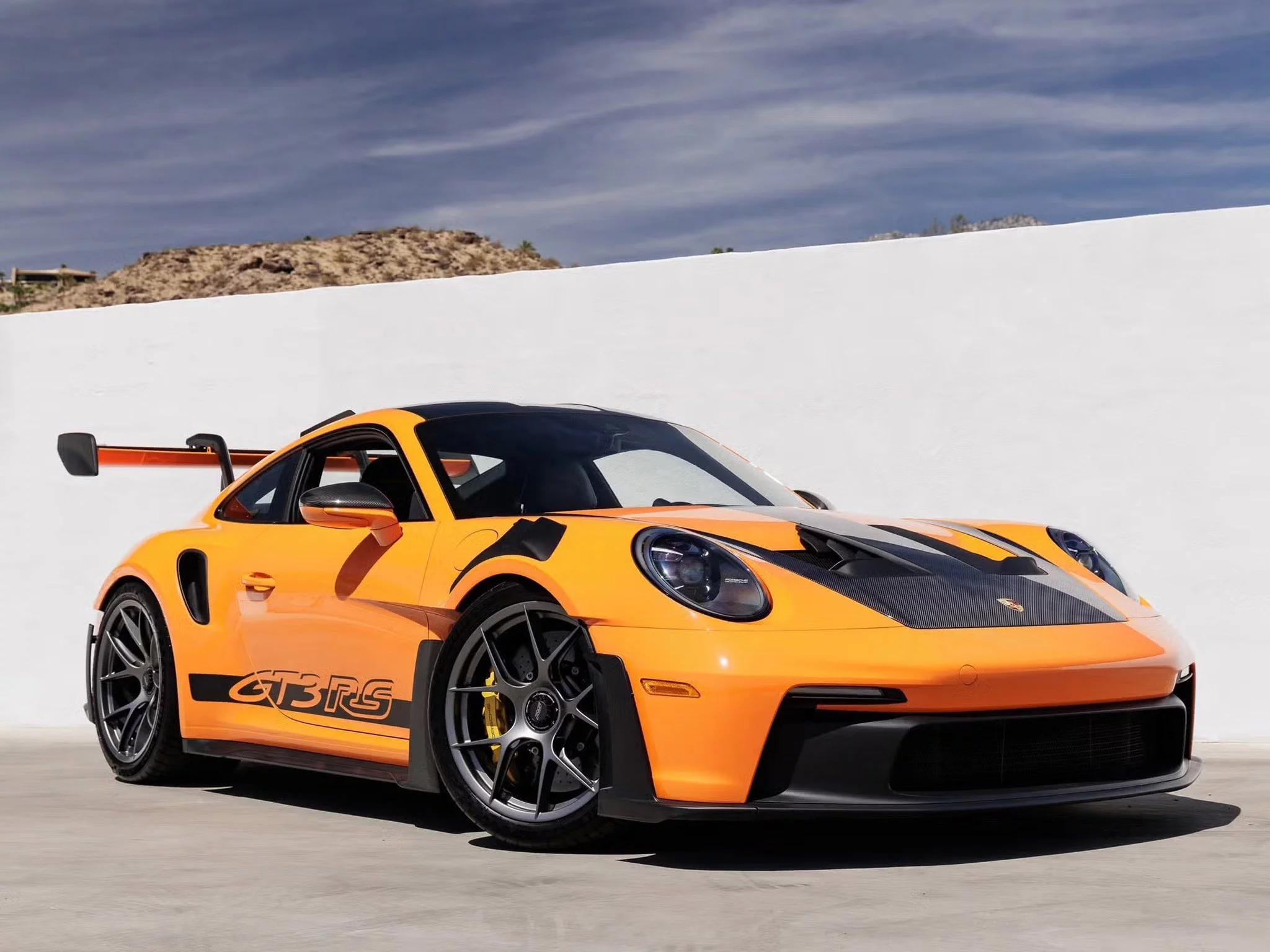 Pastel Orange Porsche 911 GT3 RS