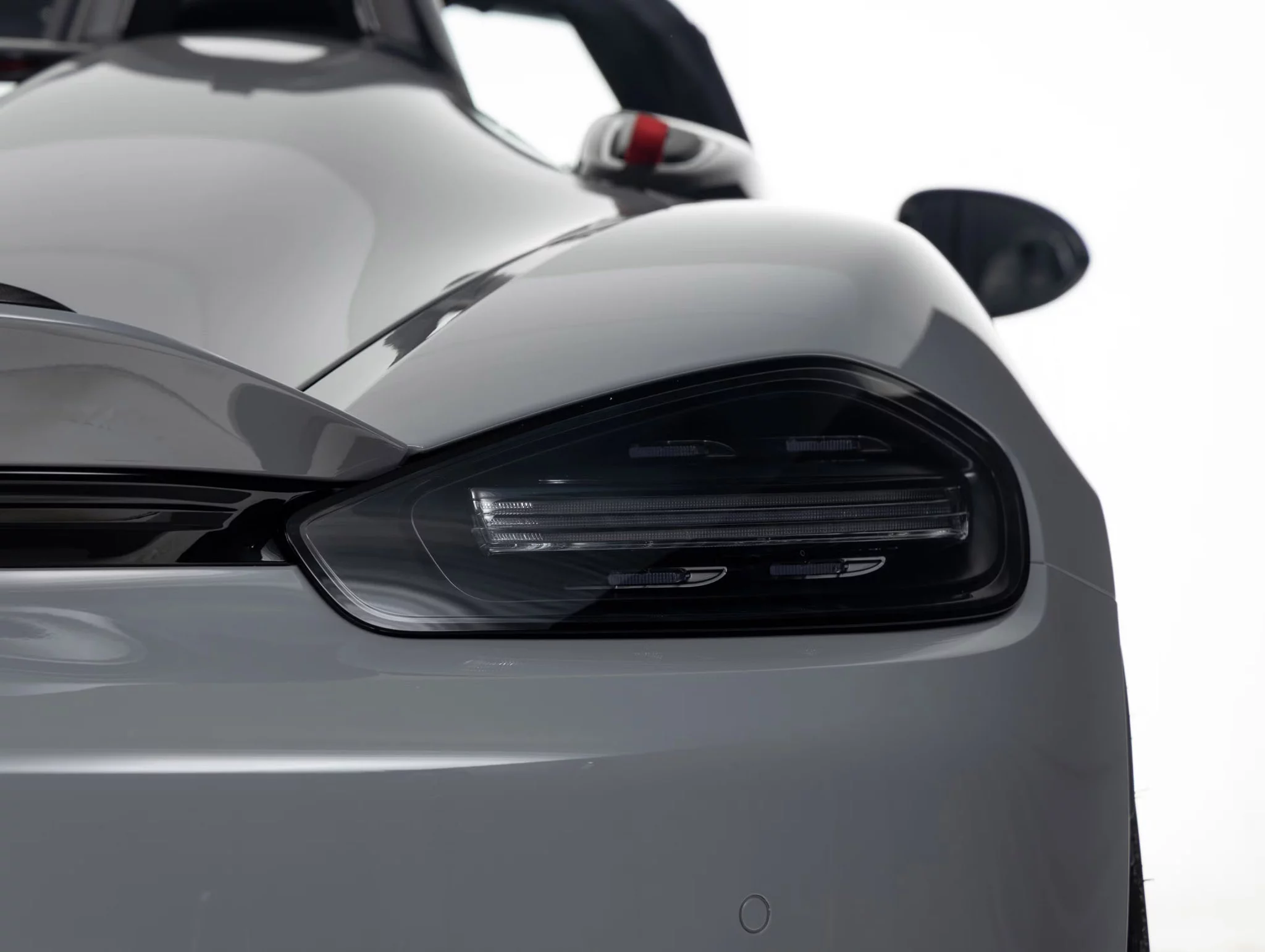 Nardo Grey Porsche 718 Spyder RS