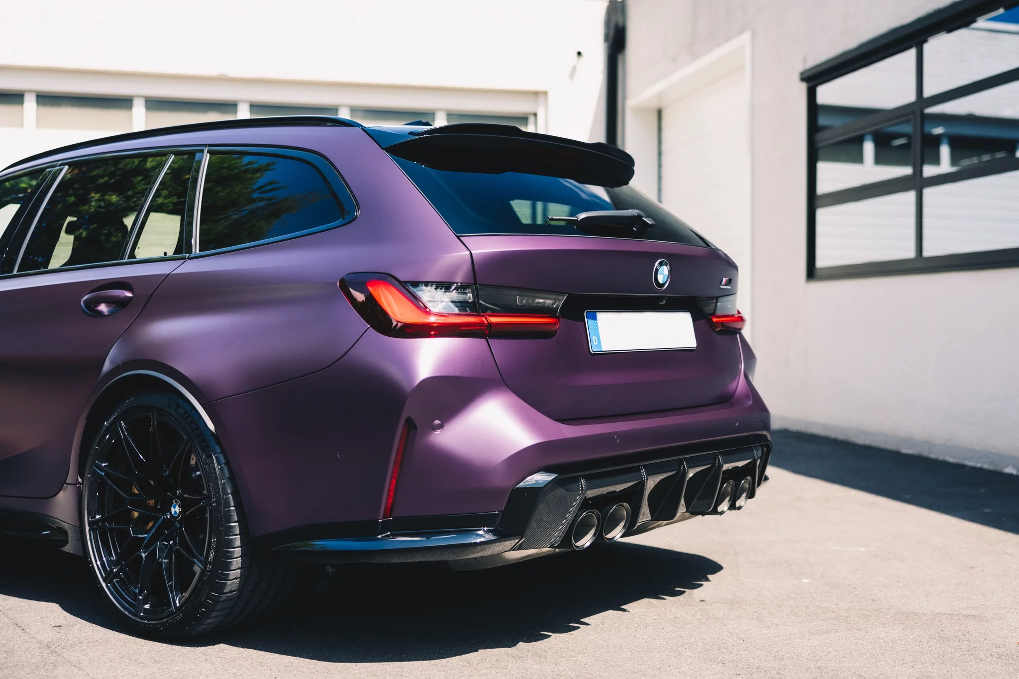 Frozen Purple BMW M3