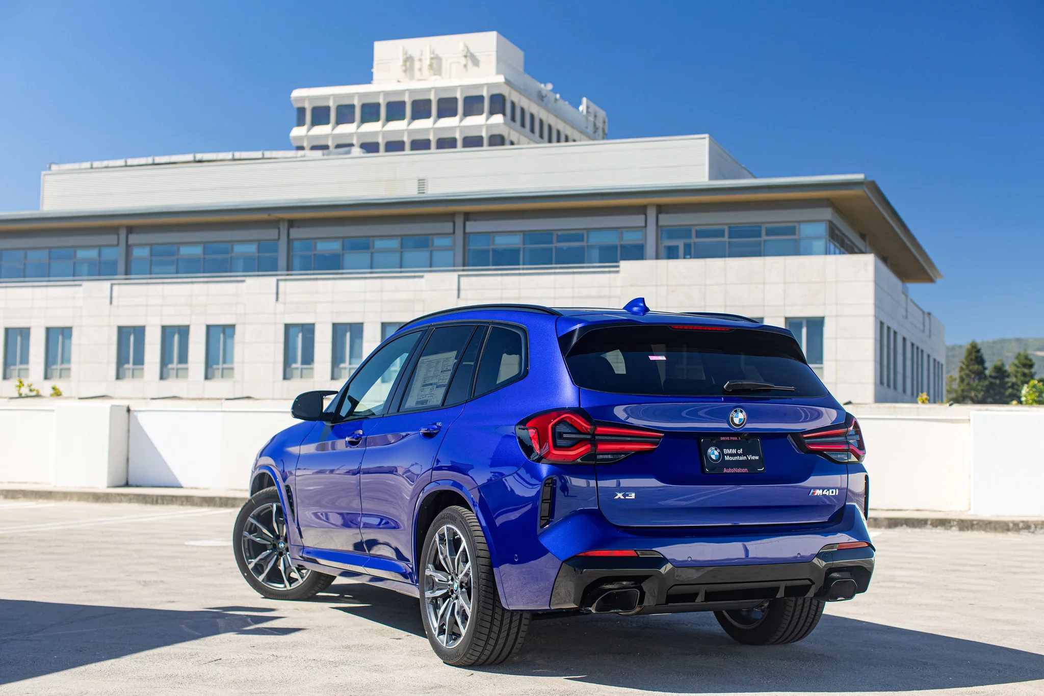 San Marino Blue BMW X3