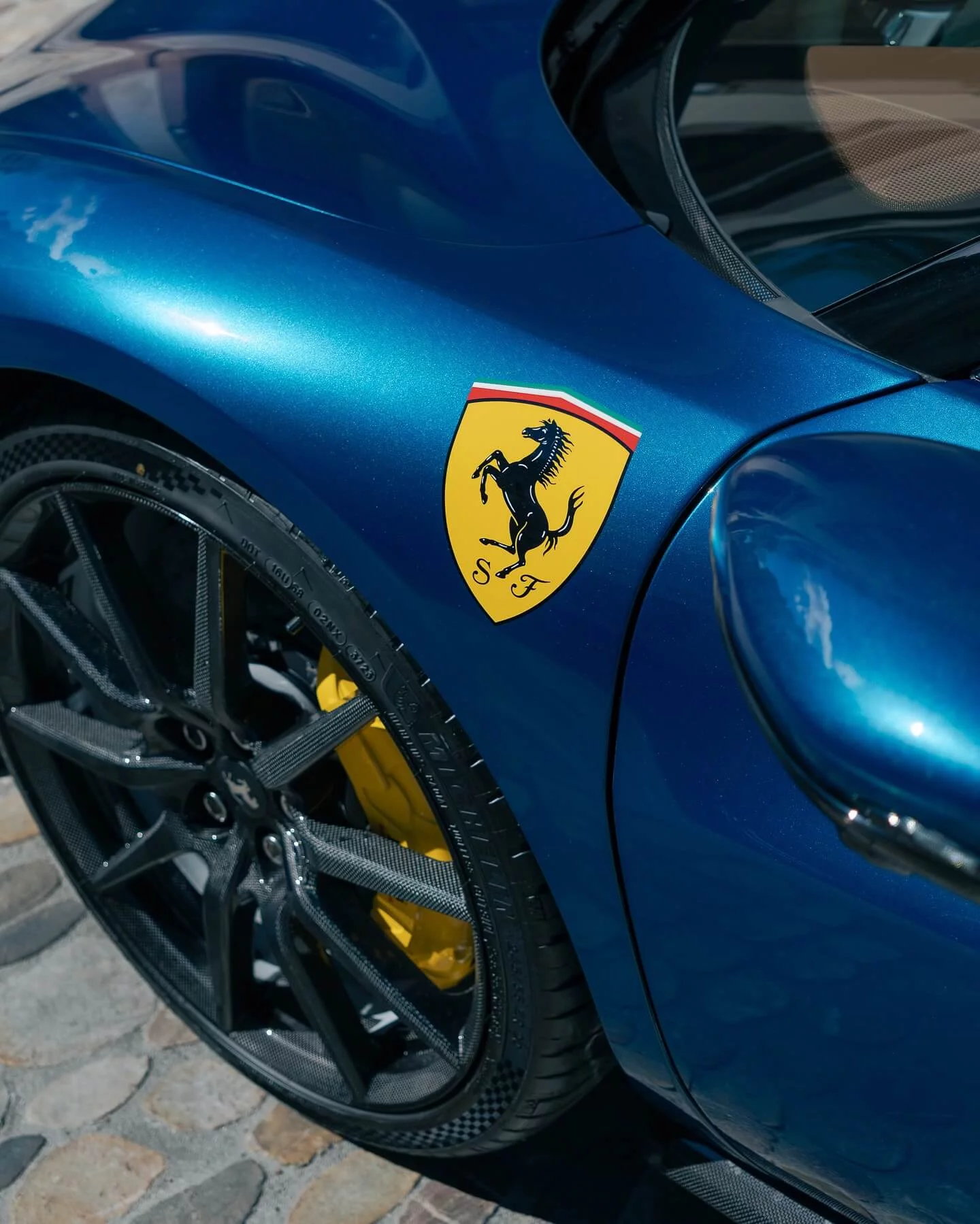Blu Abu Dhabi Ferrari 296