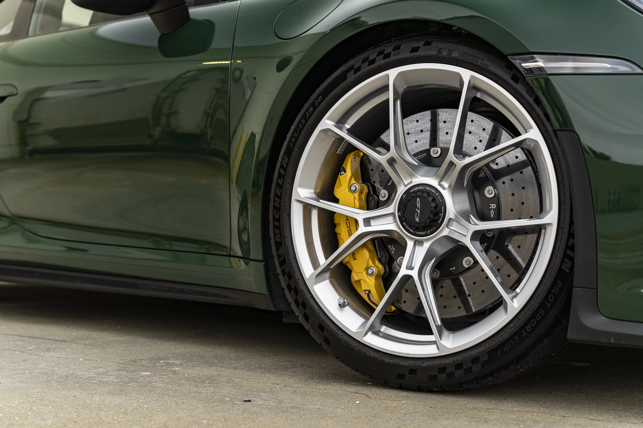 British Racing Green Porsche 911 GT3