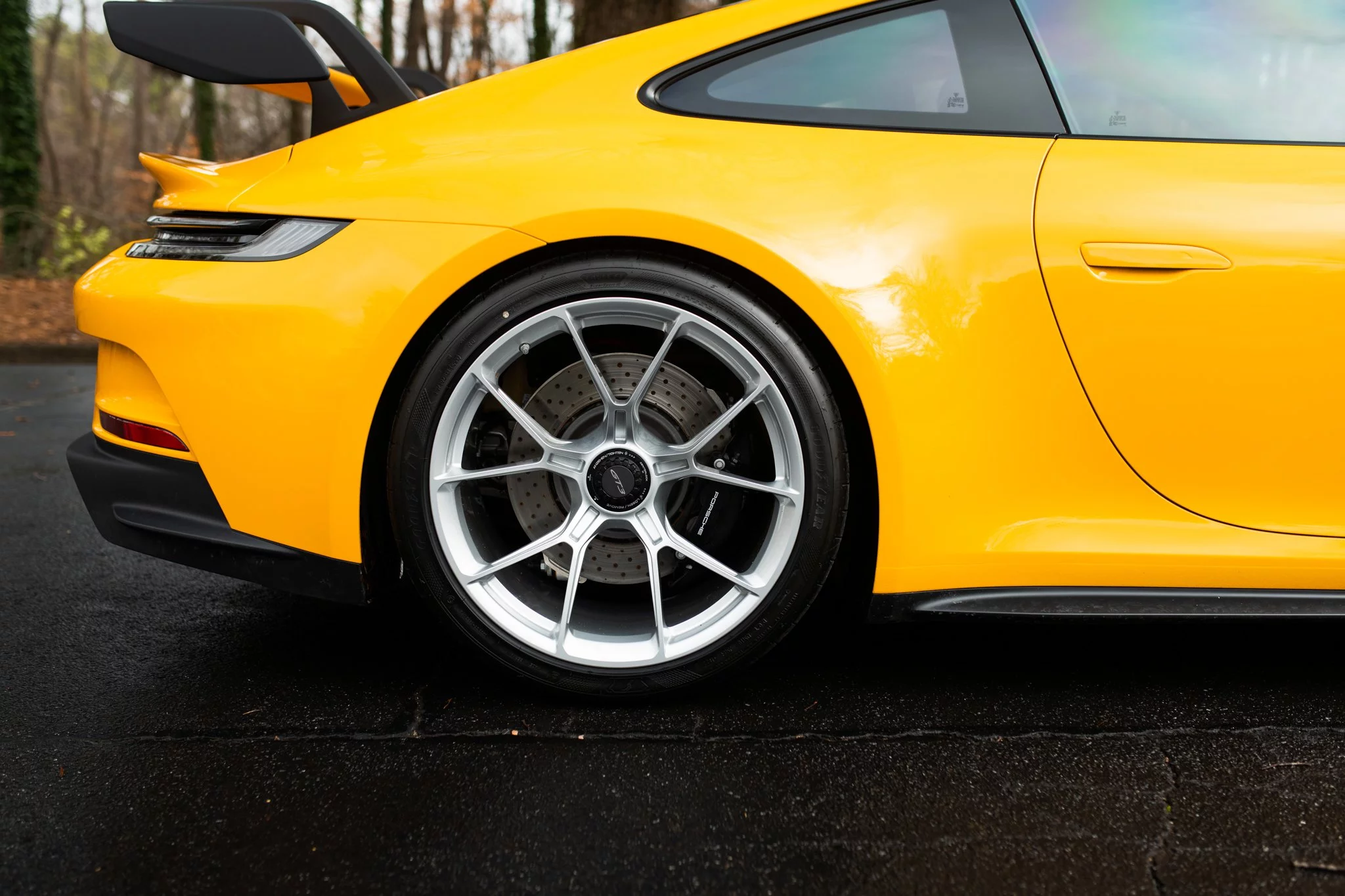 Signal Yellow Porsche 911 GT3