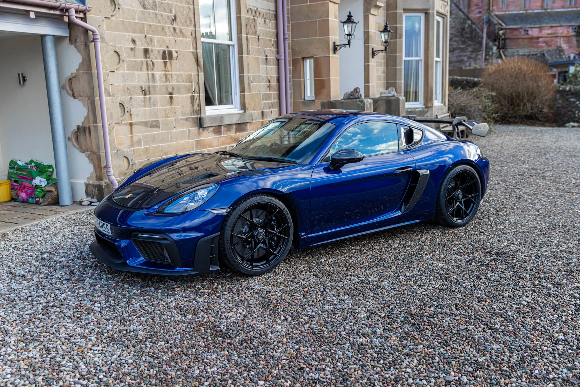 Gentian Blue Porsche 718 Cayman GT4 RS