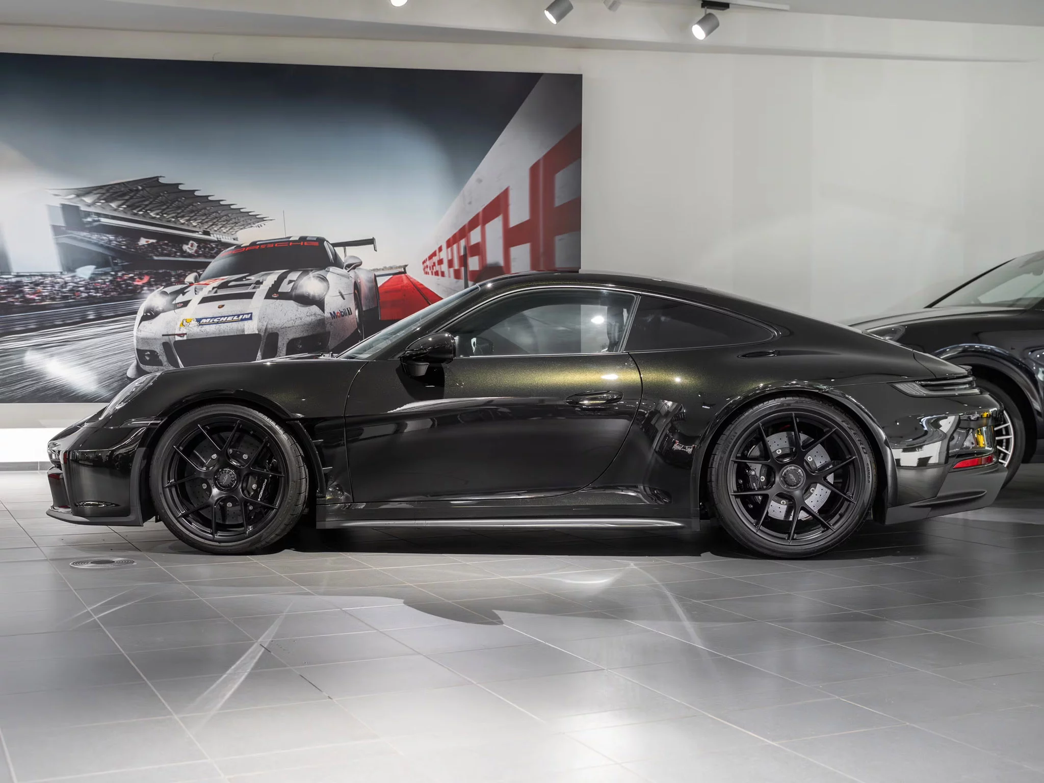 Dark Olive Metallic Porsche 911 S/T