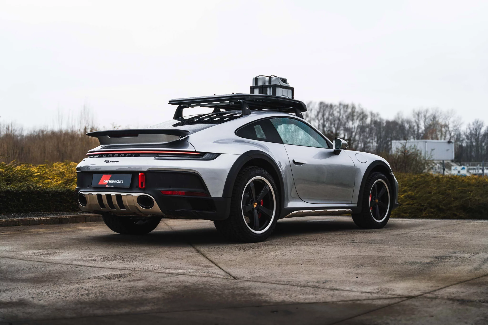 GT Silver Metallic Porsche 911 Dakar