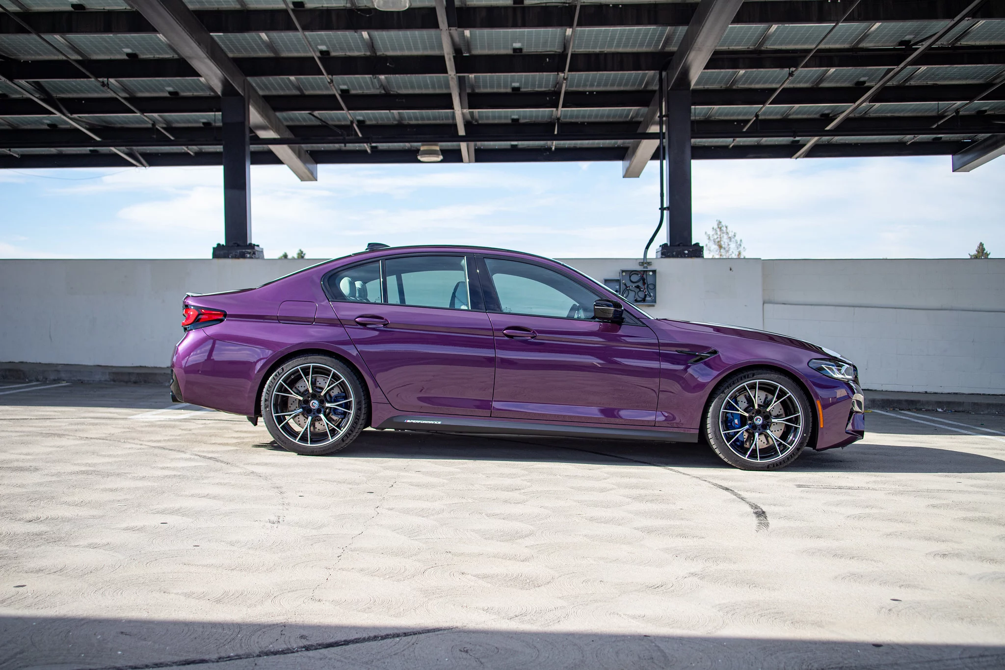 Purple Silk BMW M5