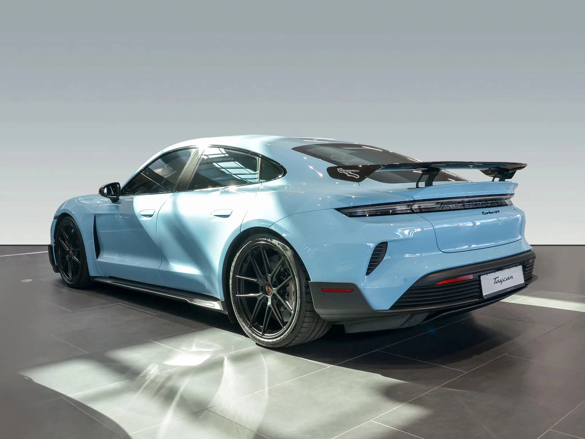 Gulf Blue Porsche Taycan