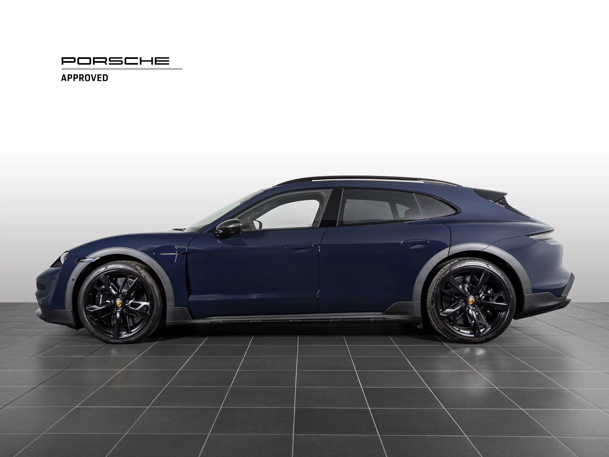 Dark Sea Blue Porsche Taycan