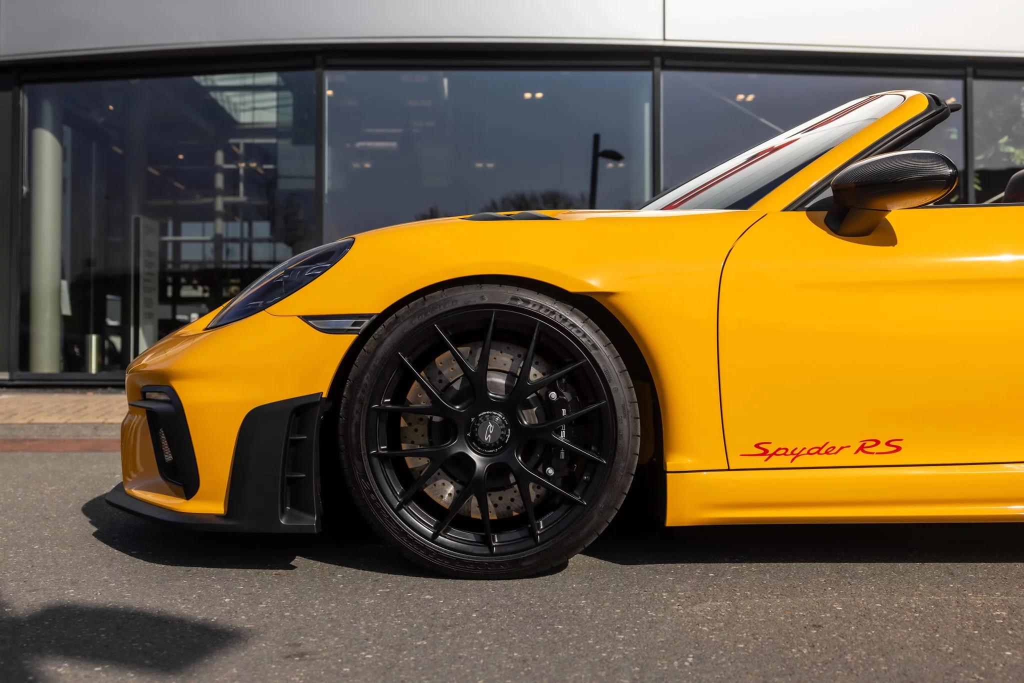Signal Yellow Porsche Spyder RS