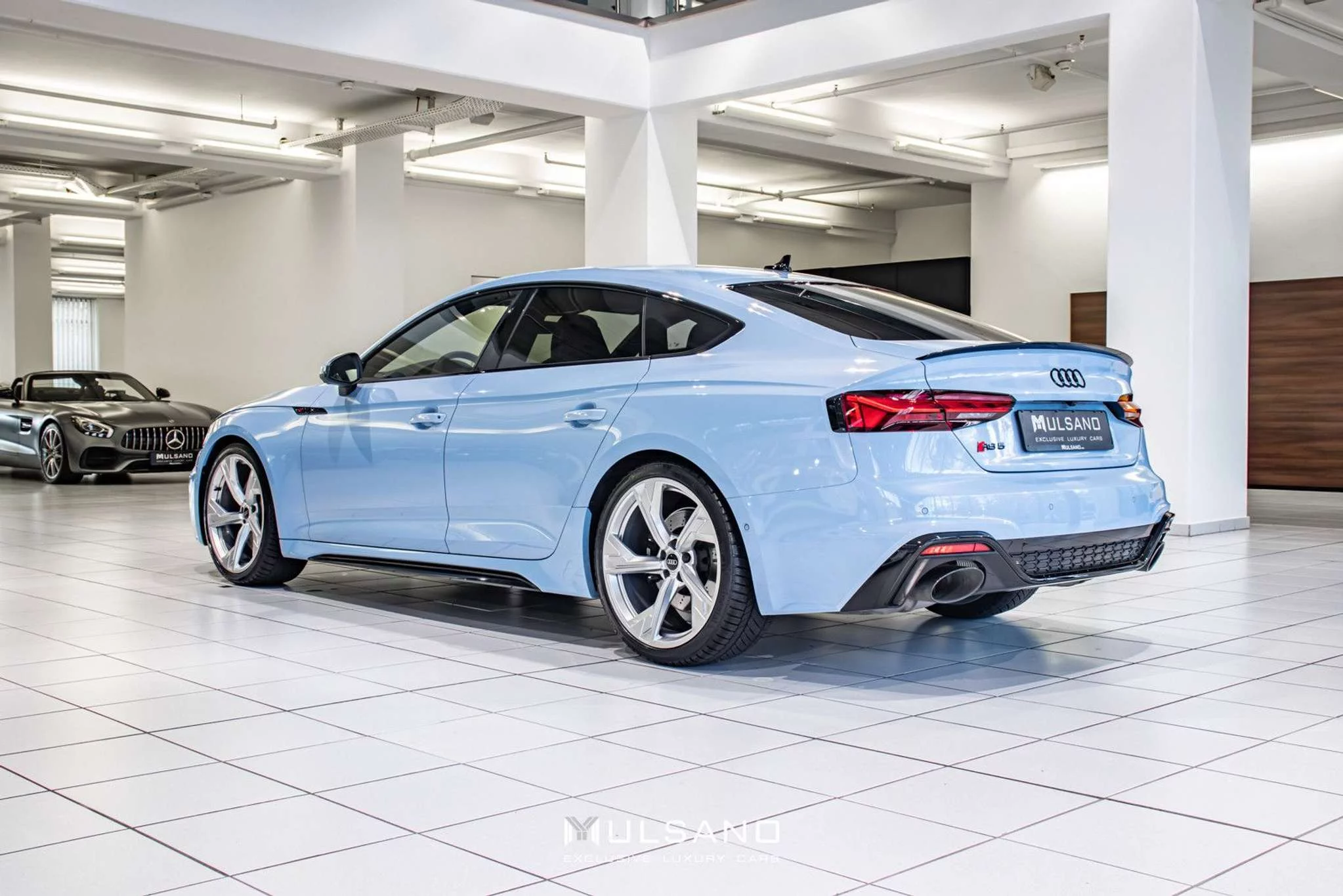 Frosted Glass Blue Audi RS5