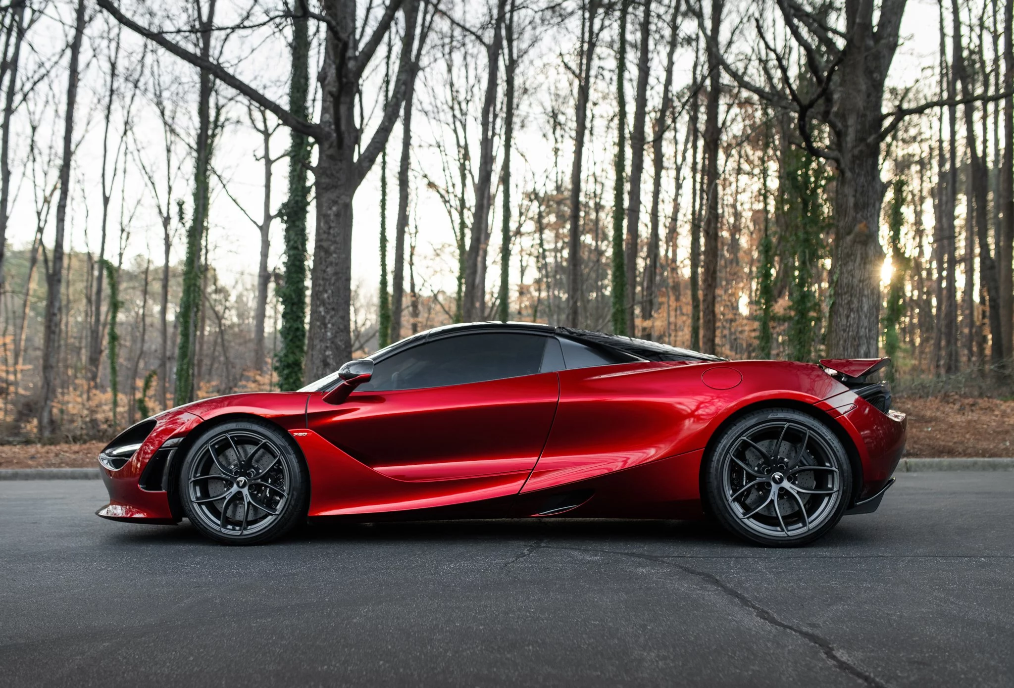 Volcano Red McLaren 720S