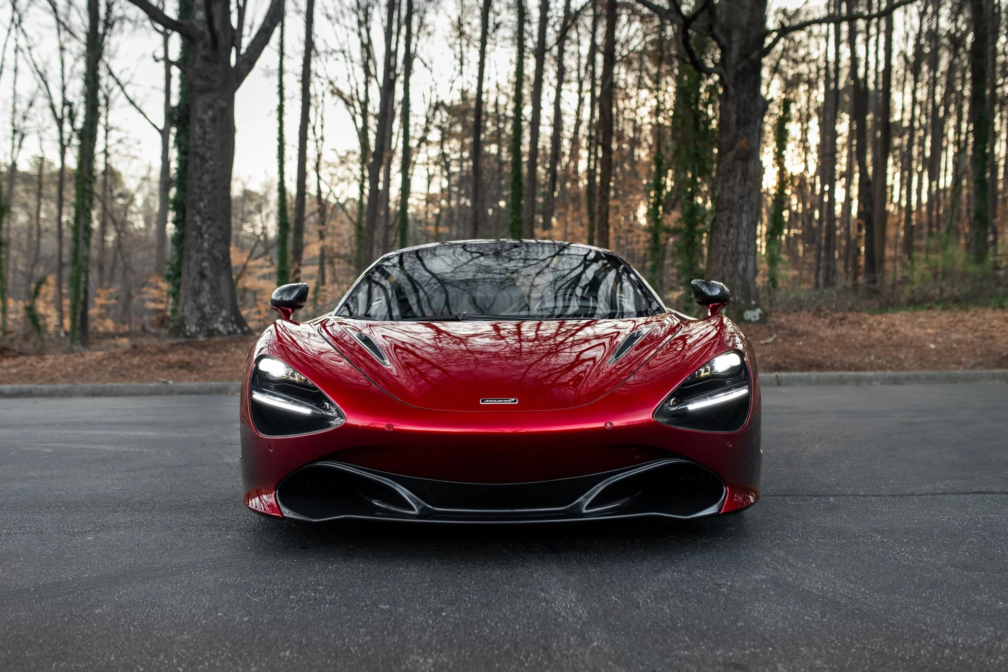 Volcano Red McLaren 720S