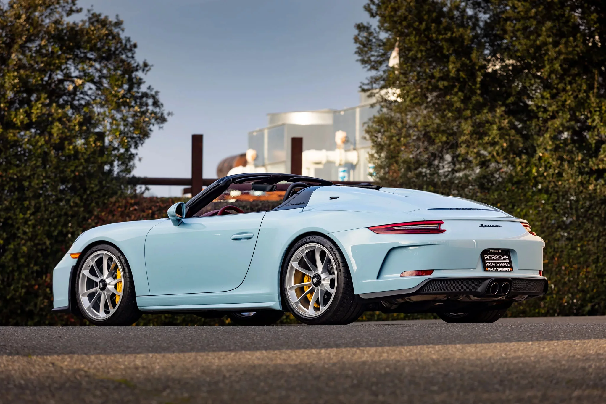 Meissen Blue Porsche 911 Speedster