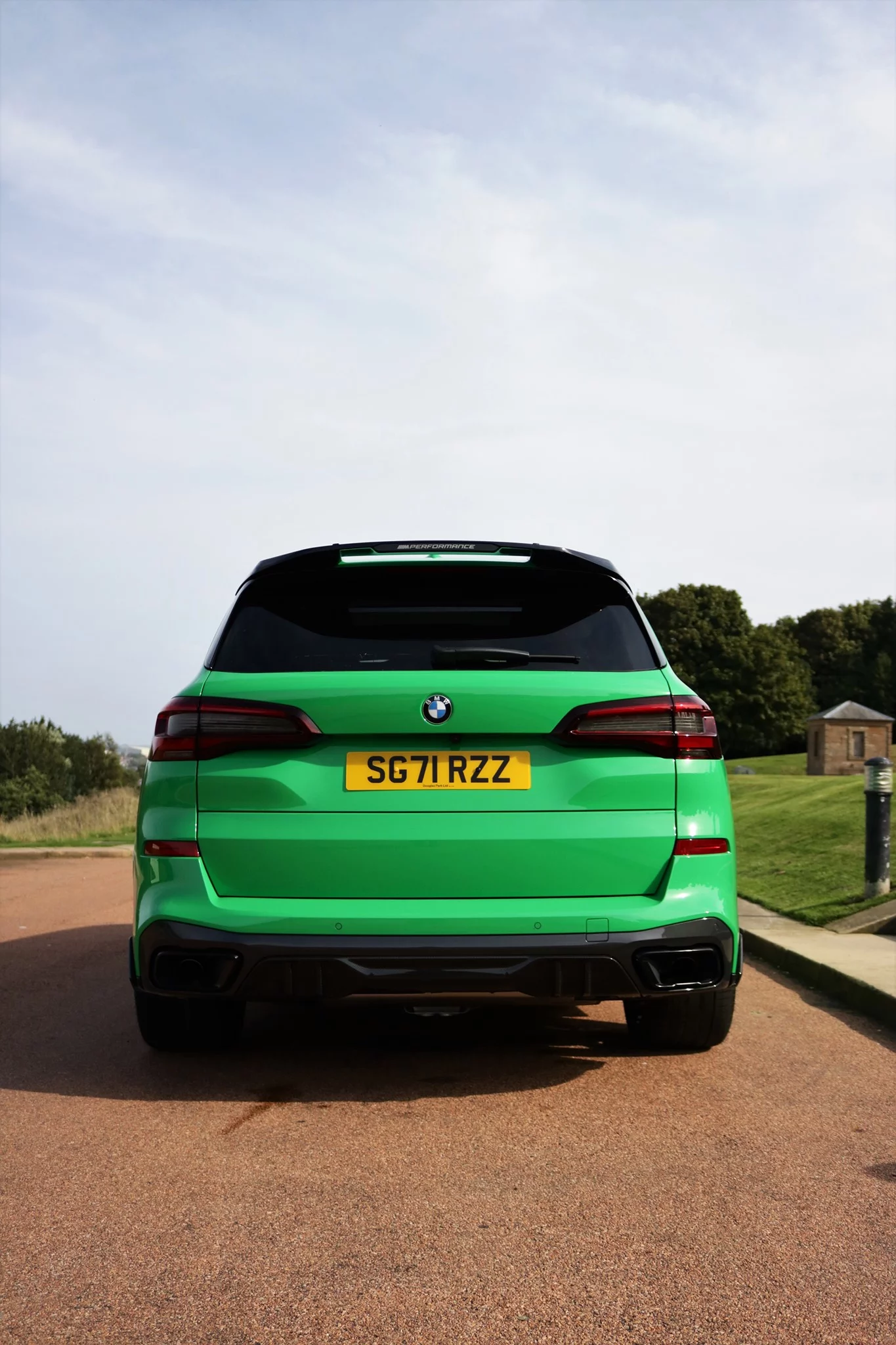 Signal Green BMW X5
