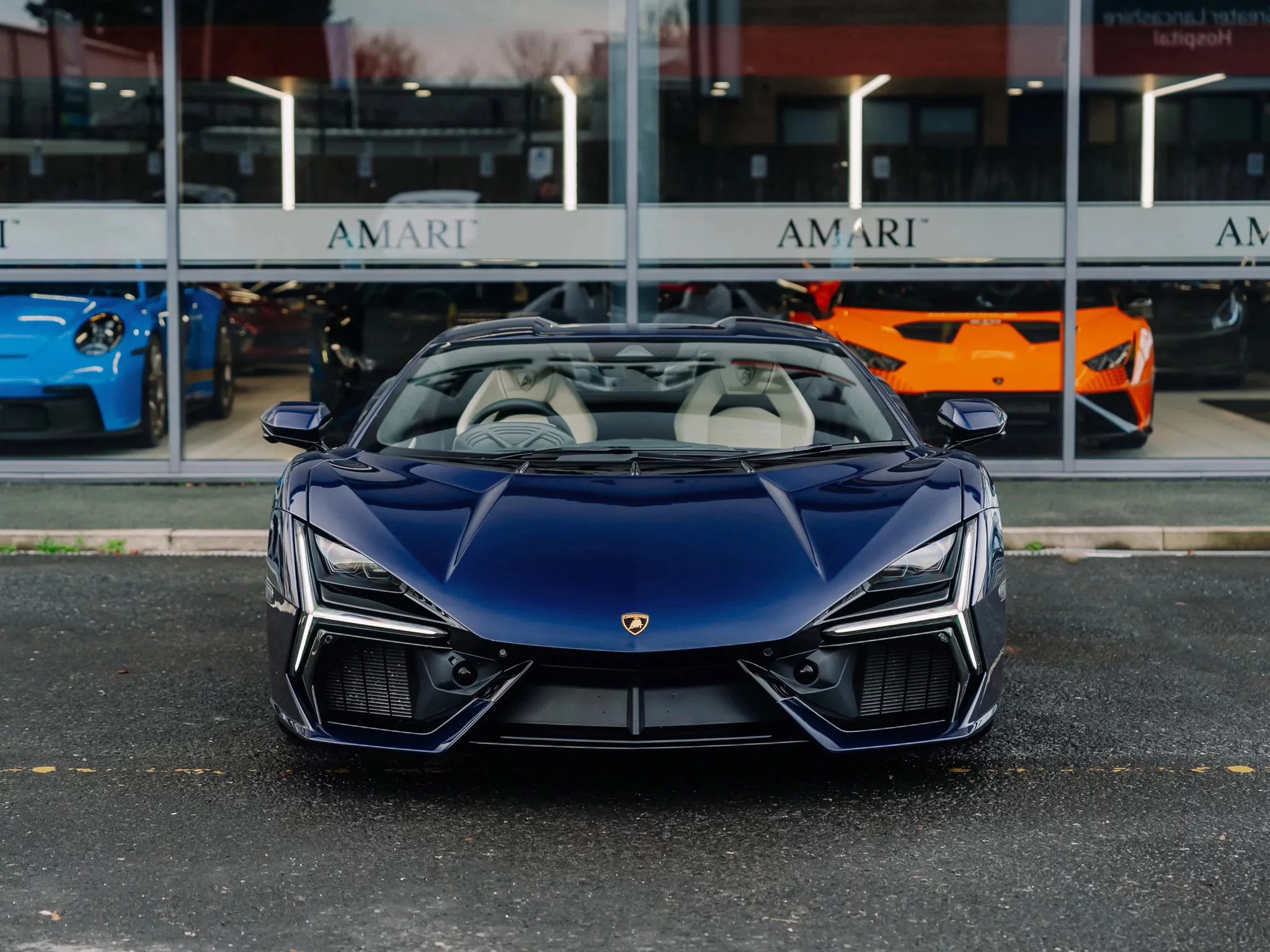 Blu Astraeus Lamborghini Revuelto