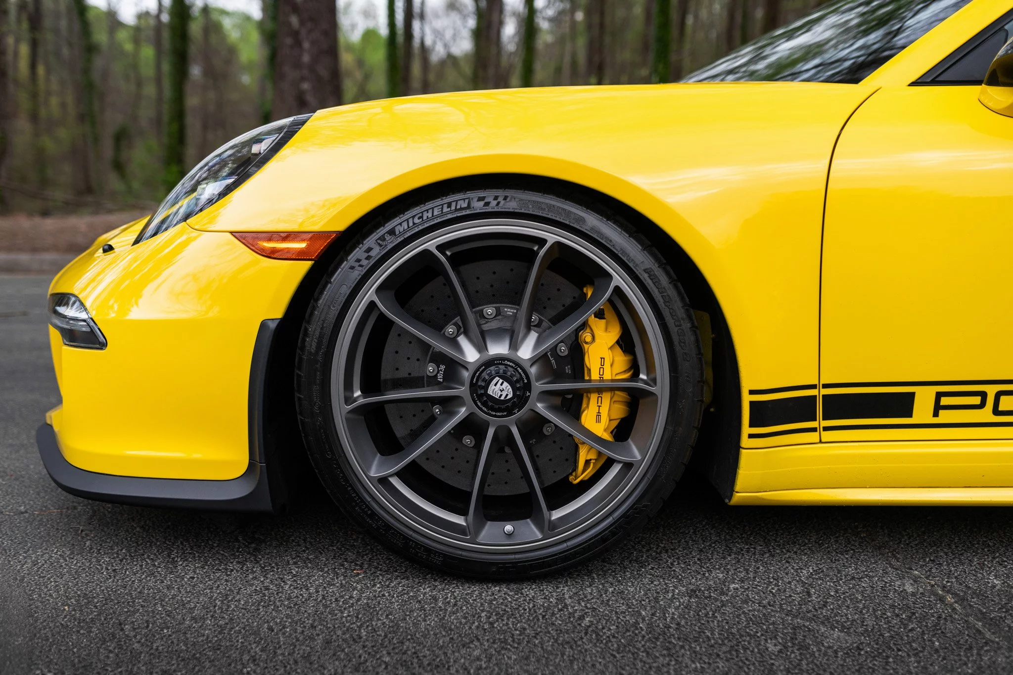 Racing Yellow Porsche 911 R