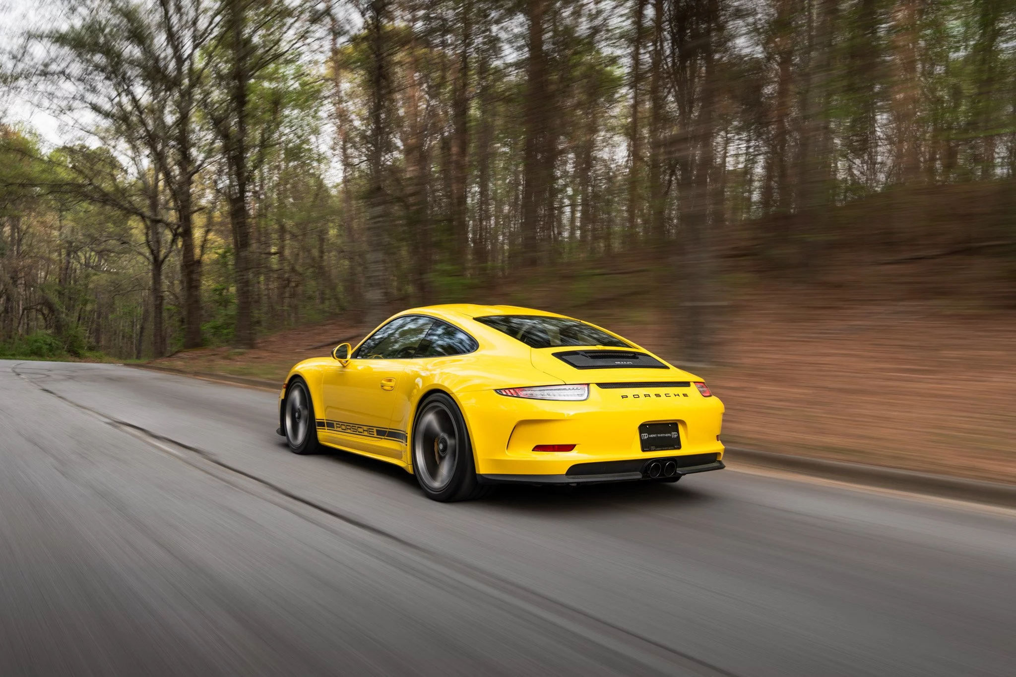 Racing Yellow Porsche 911 R