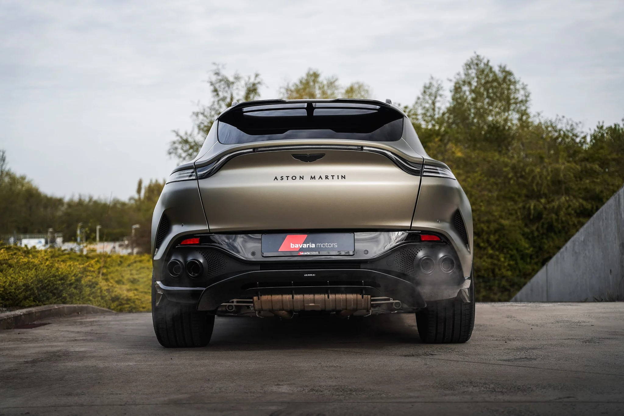 Satin Titanium Grey Aston Martin DBX