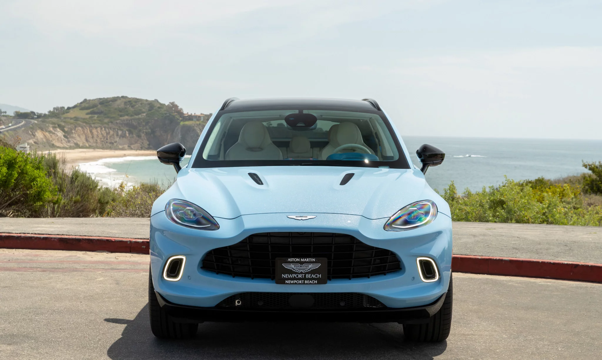 Frosted Glass Blue Aston Martin DBX