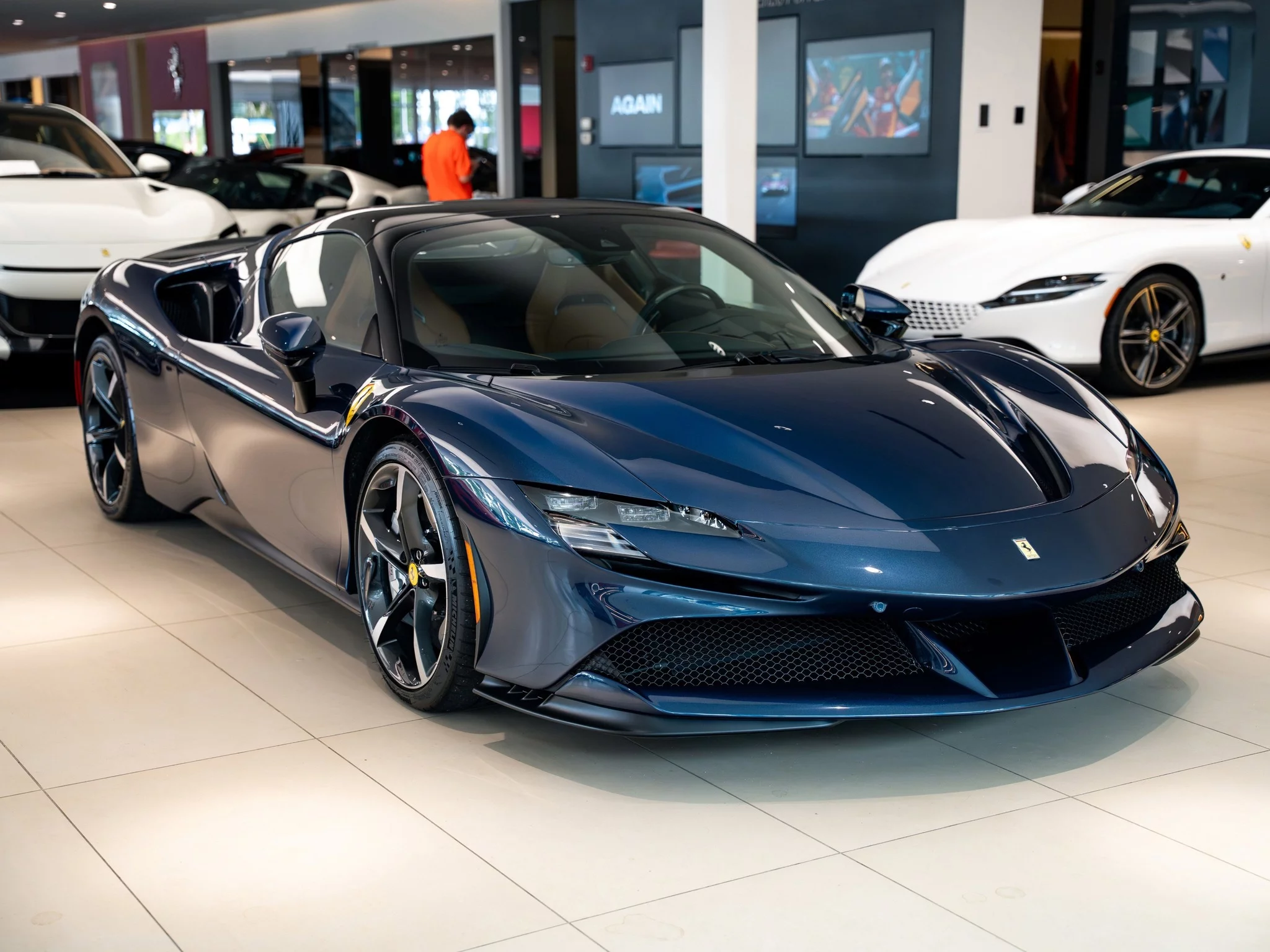 Blu Swaters Ferrari SF90